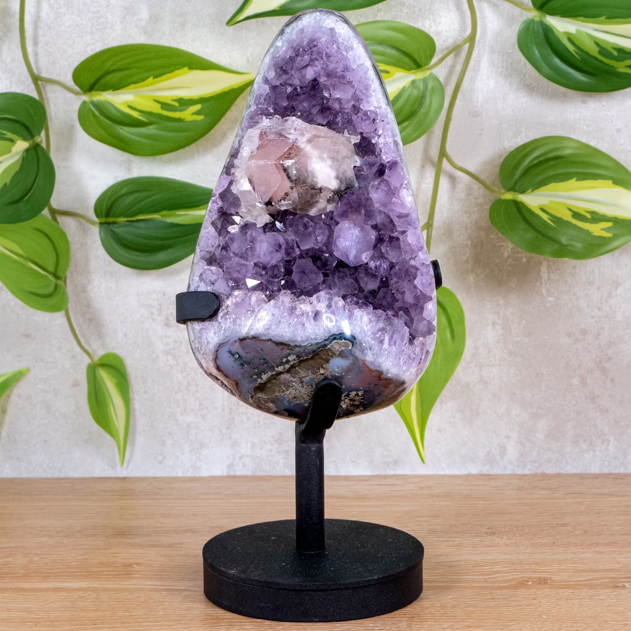Amethyst on stand, Large #1