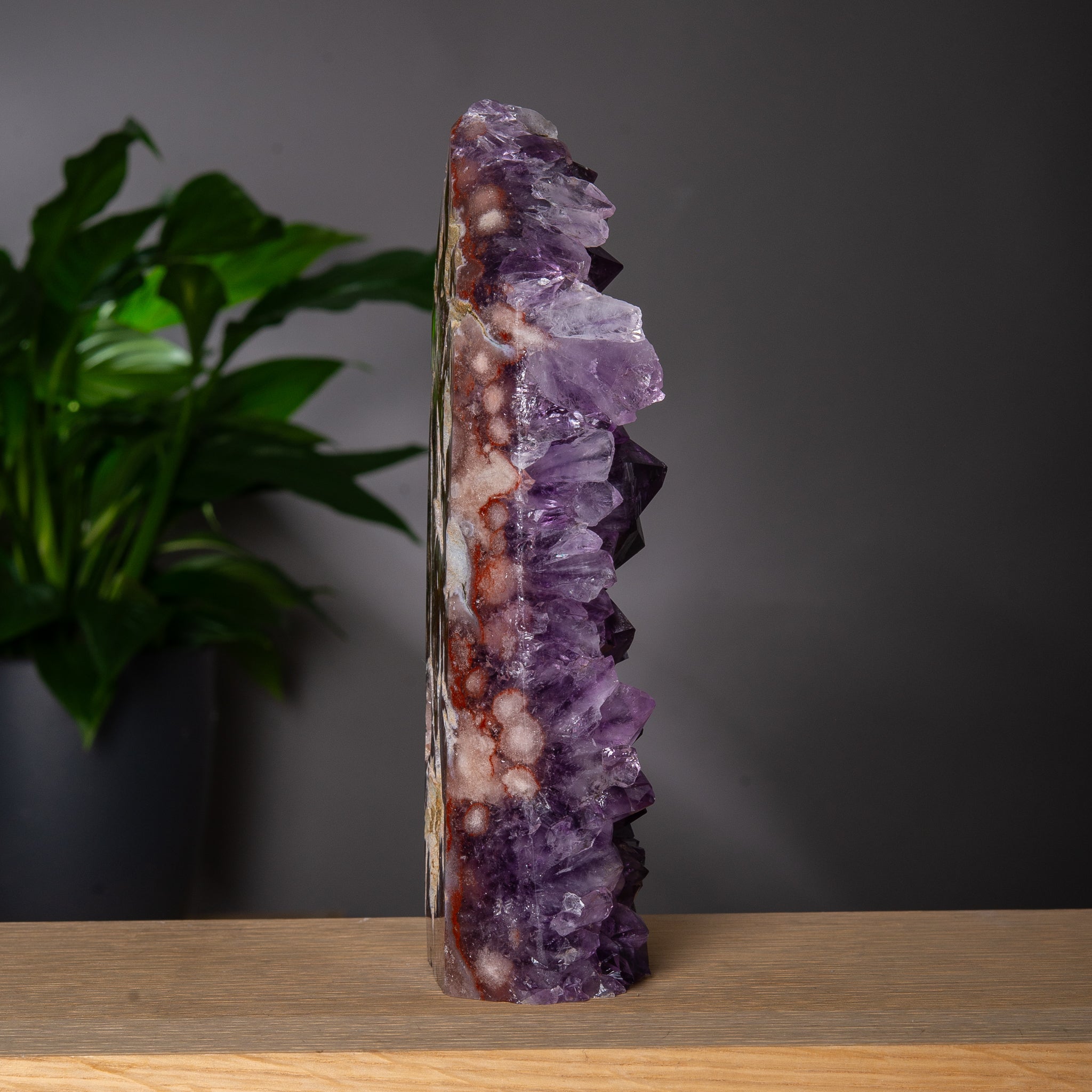 Deep Purple Pink Amethyst Tower  – Statement Piece