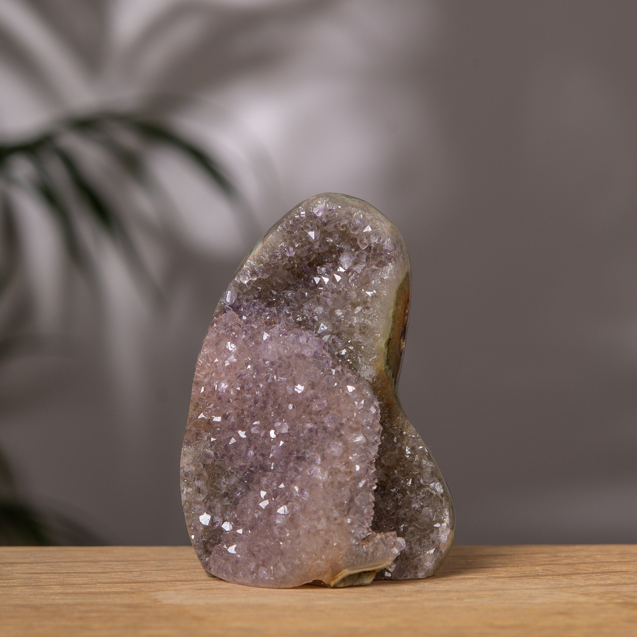 Amethyst Cluster – Soft Purple Crystal & Natural Jasper – Uruguay