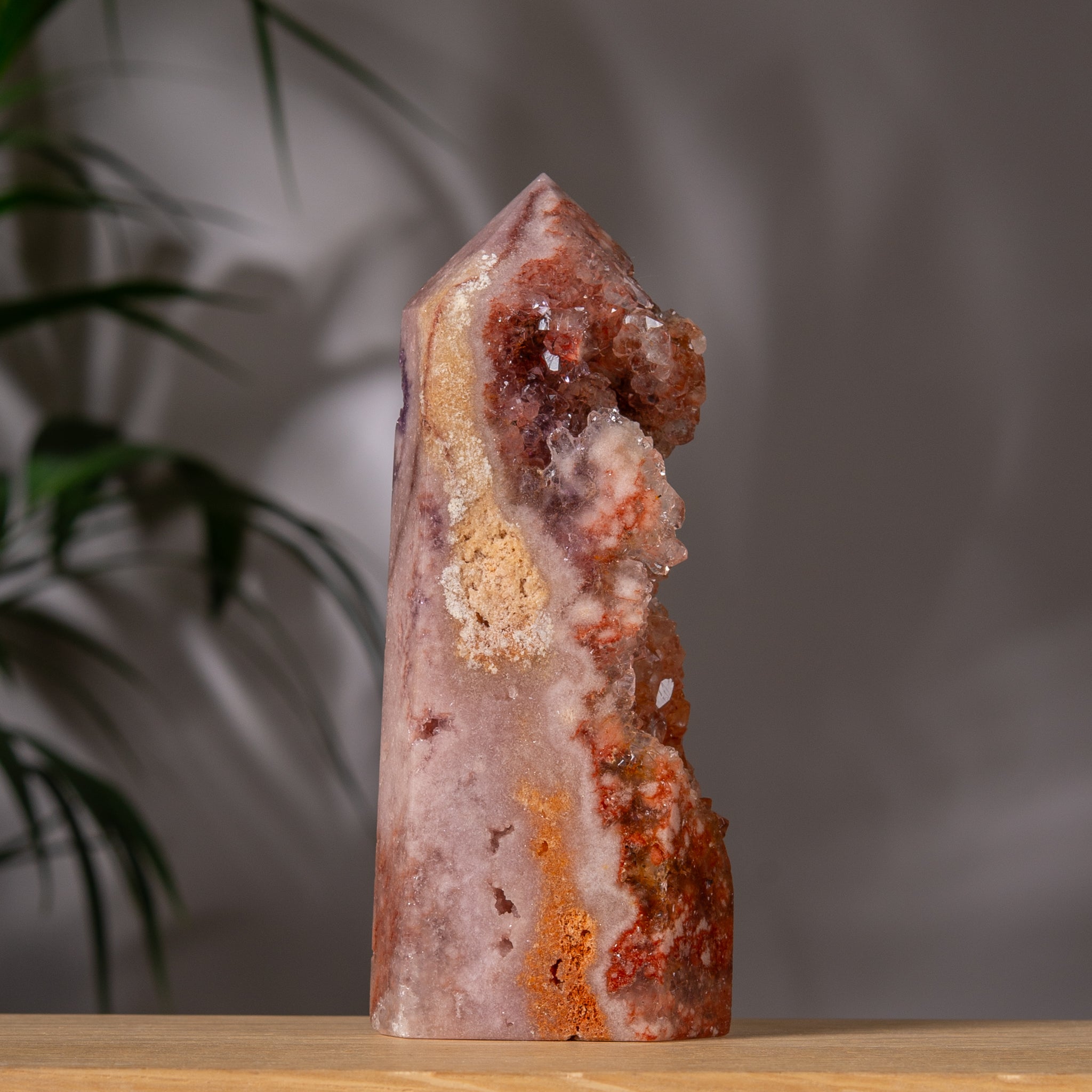 Pink Amethyst Druzy Tower