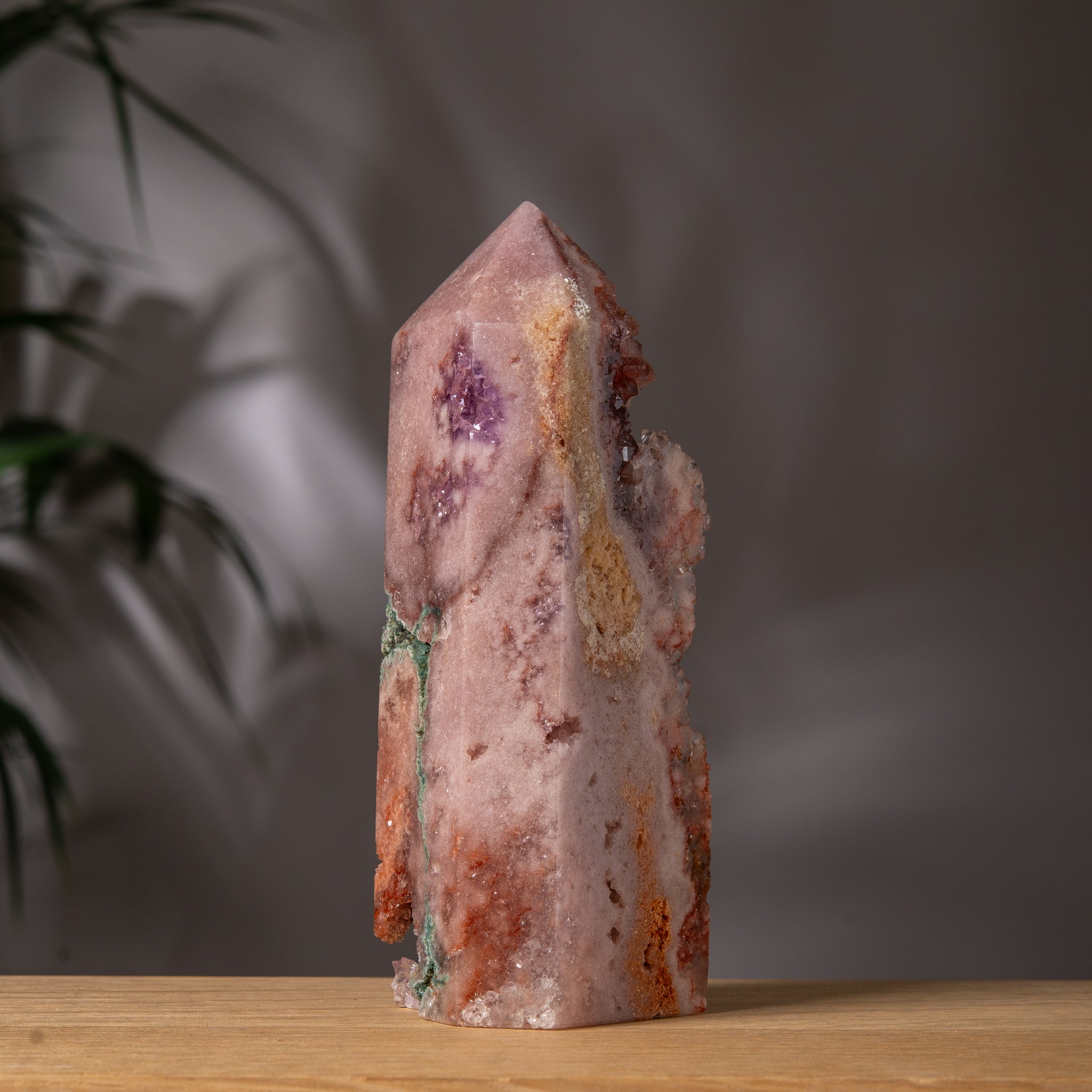 Pink Amethyst Druzy Tower
