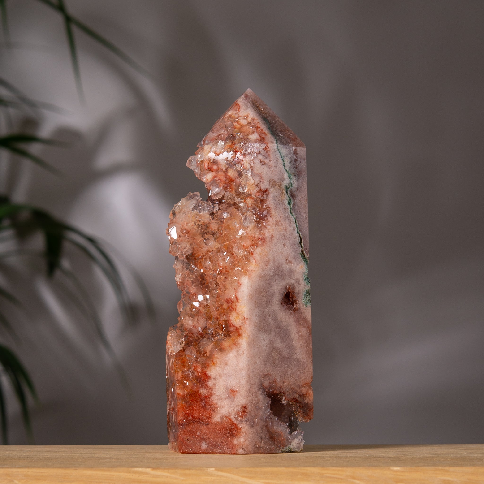 Pink Amethyst Druzy Tower