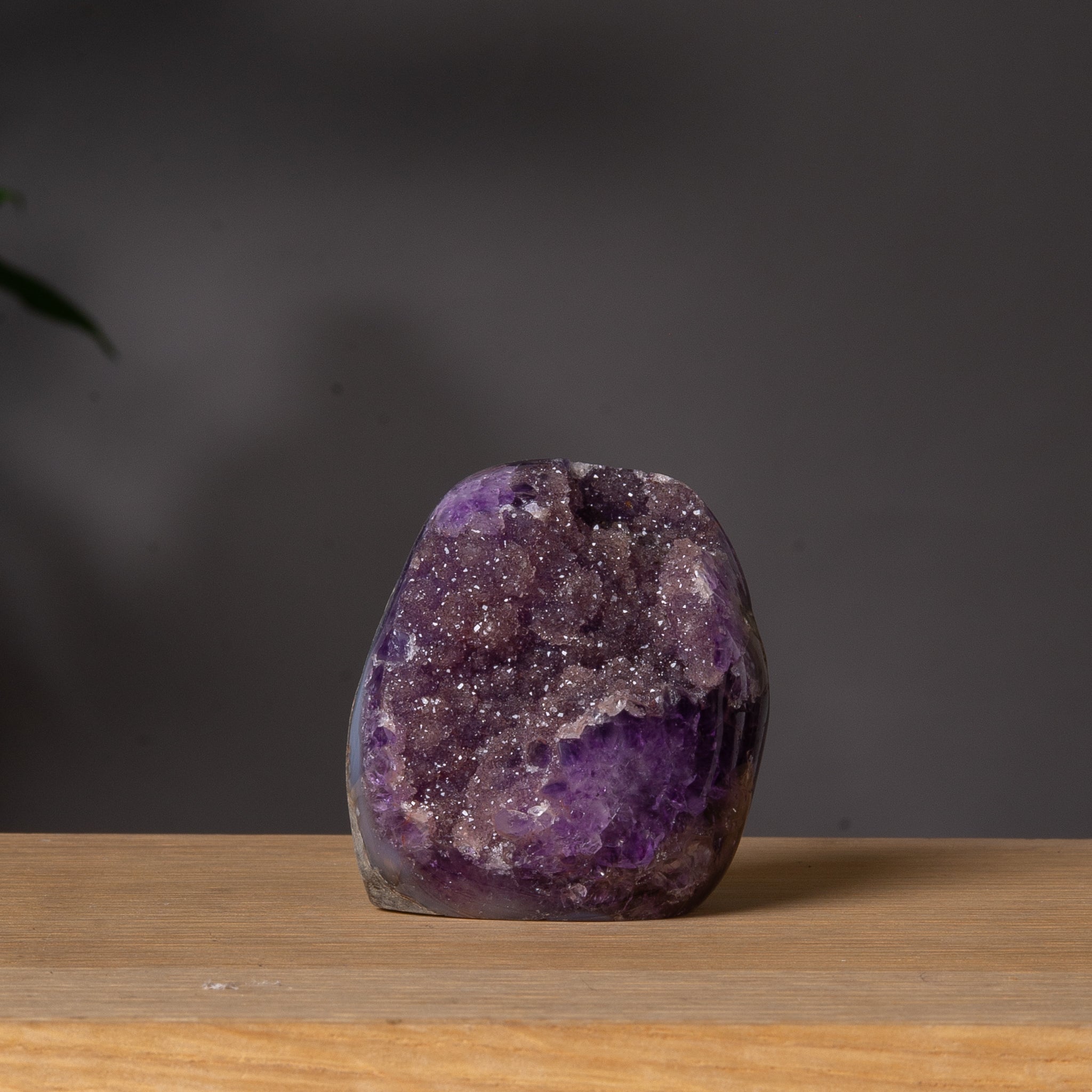 Grape Amethyst with Sugary Druzy