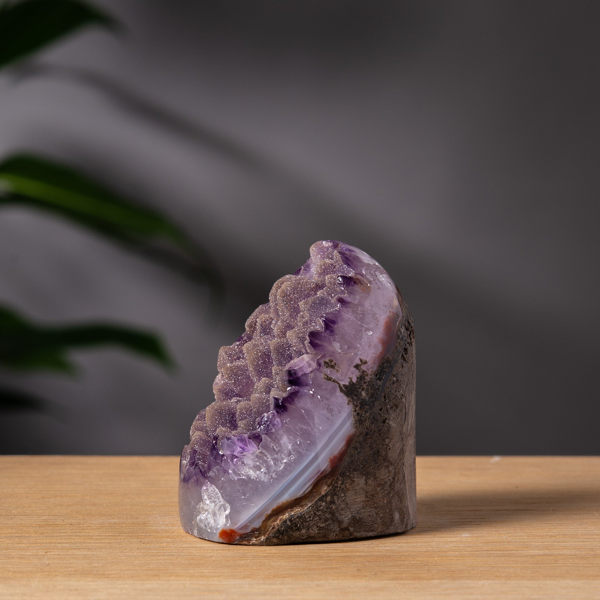 Soft Purple Sugary Amethyst Cutbase