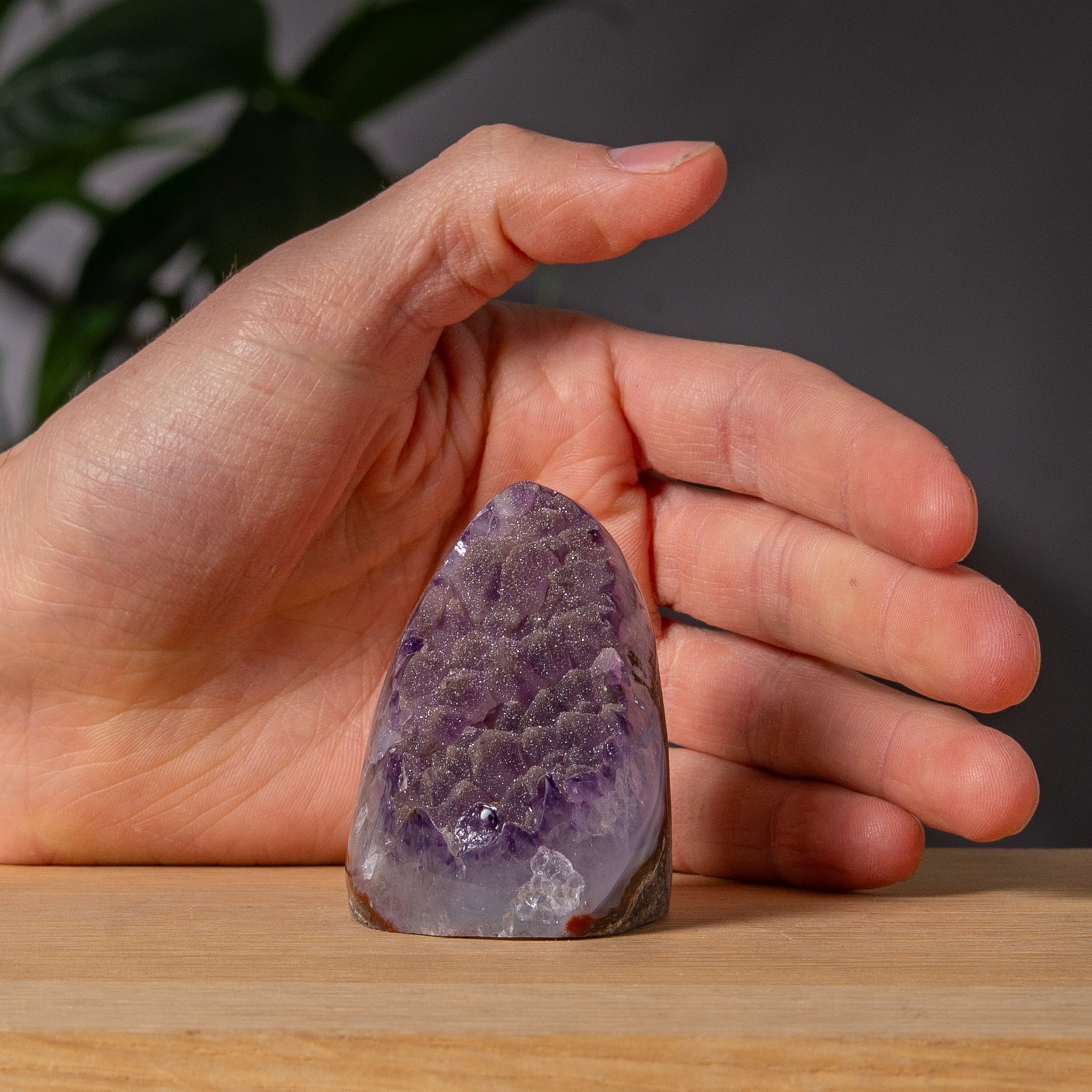 Soft Purple Sugary Amethyst Cutbase