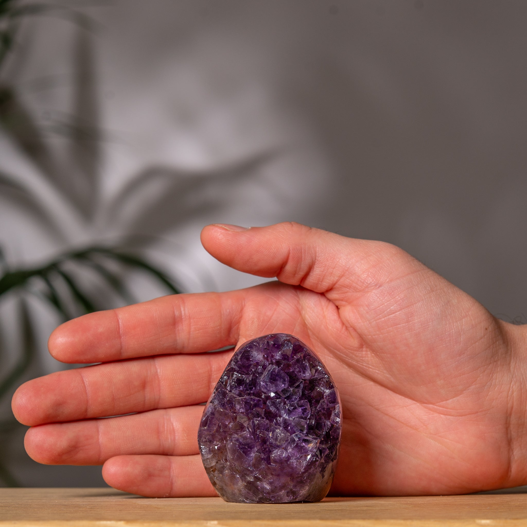 Amethyst Cluster – Purple Crystal with Jasper & Agate – Uruguay