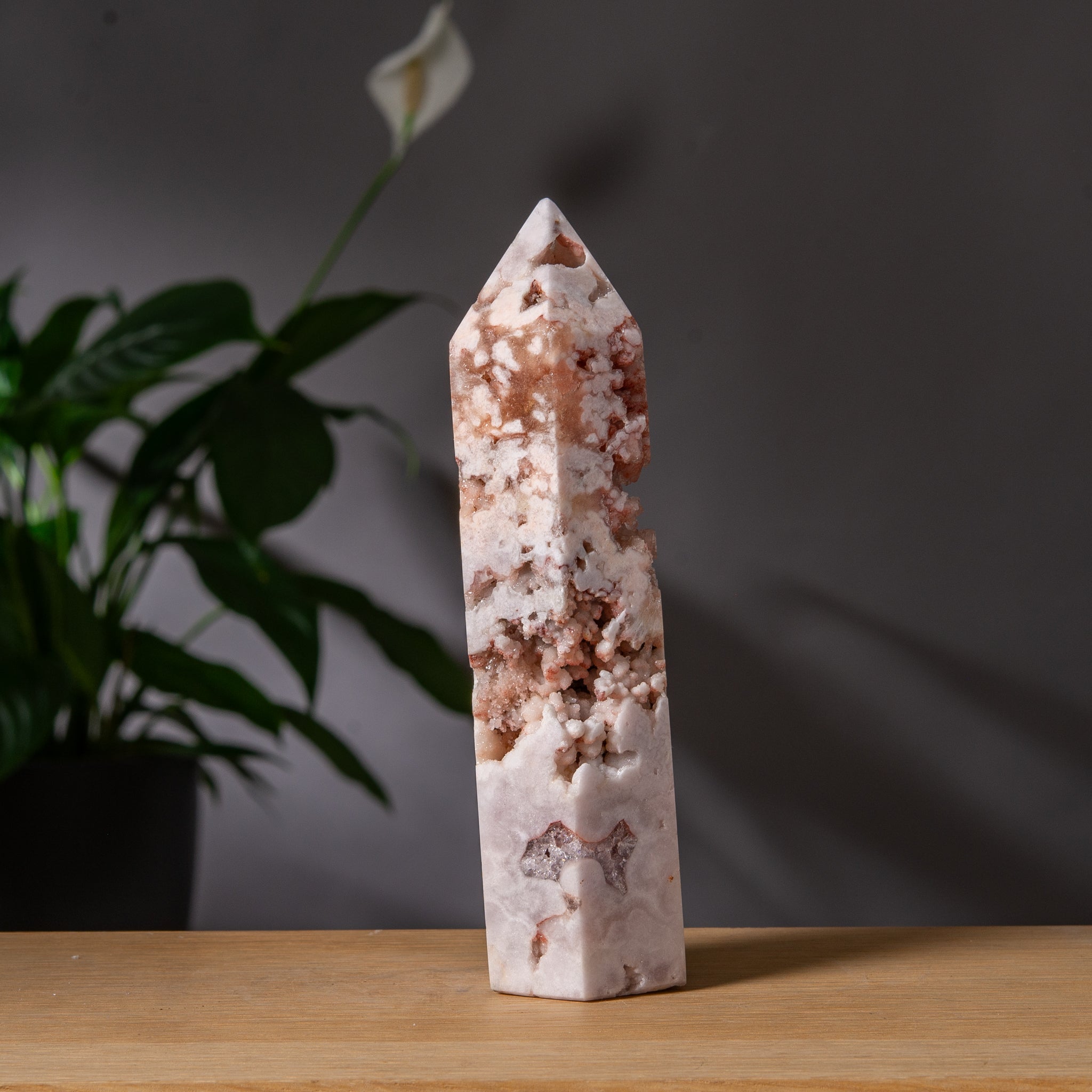 Light Pink Amethyst Druzy Tower