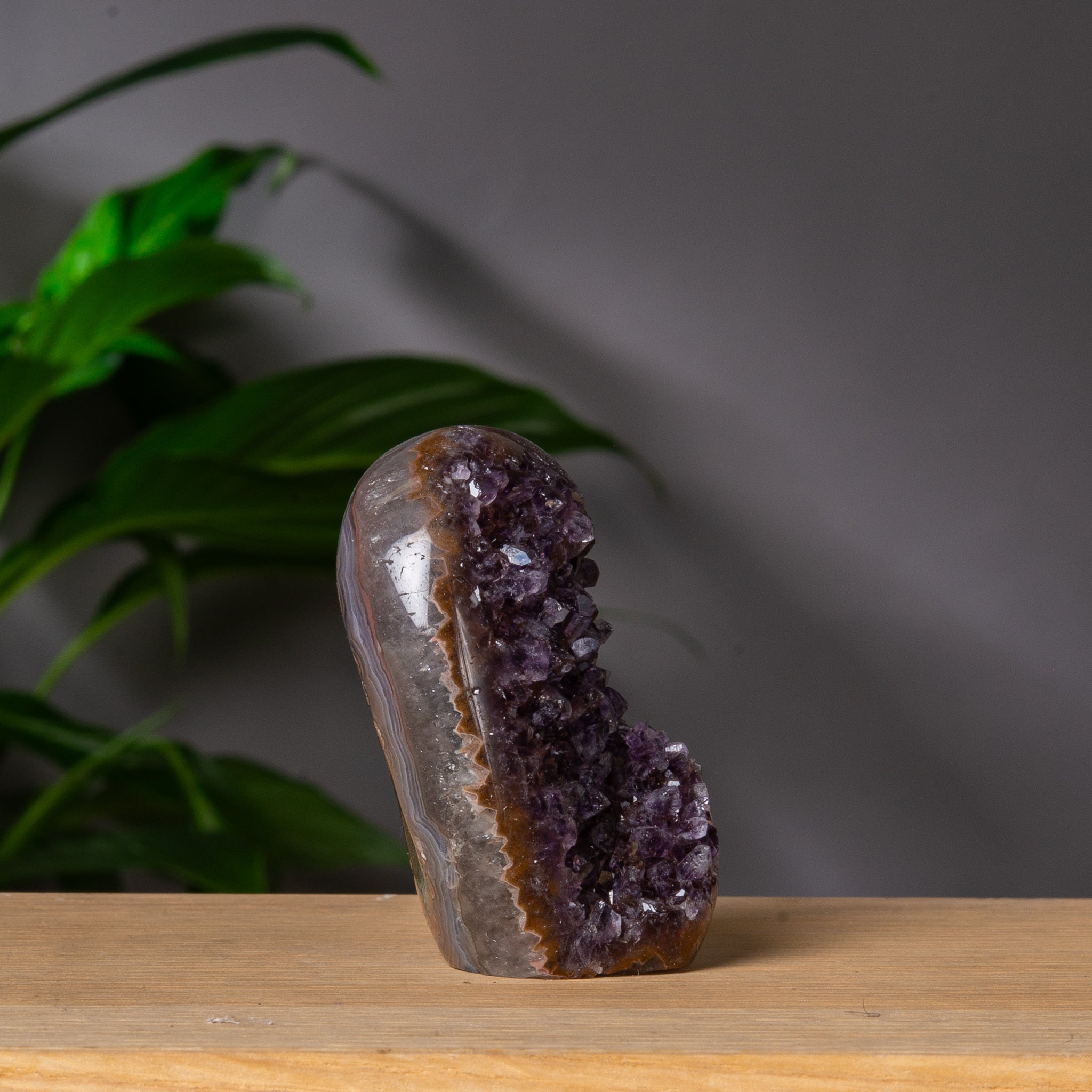 Purple Druzy Amethyst Cutbase