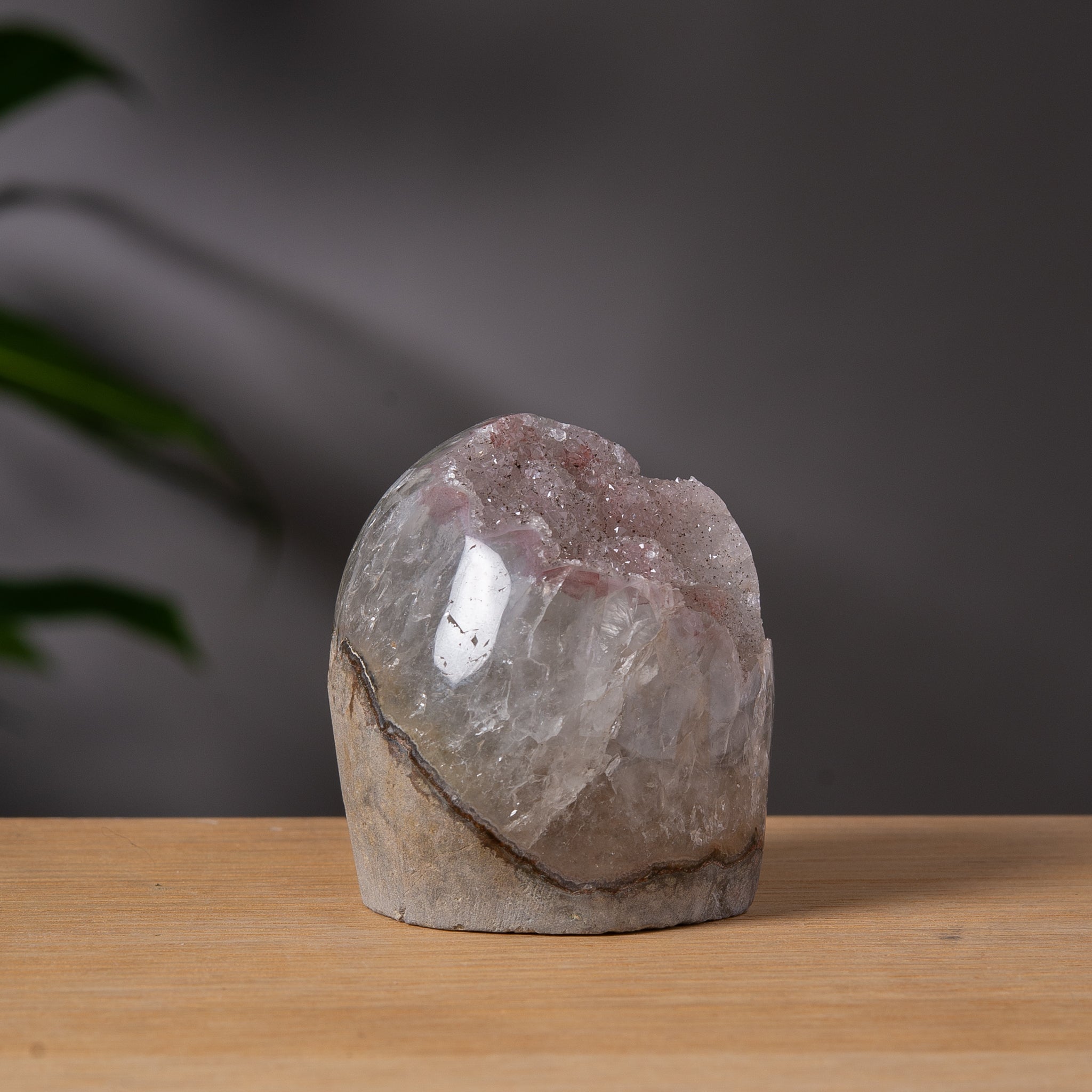 Rainbow Amethyst with Druzy Top Cutbase