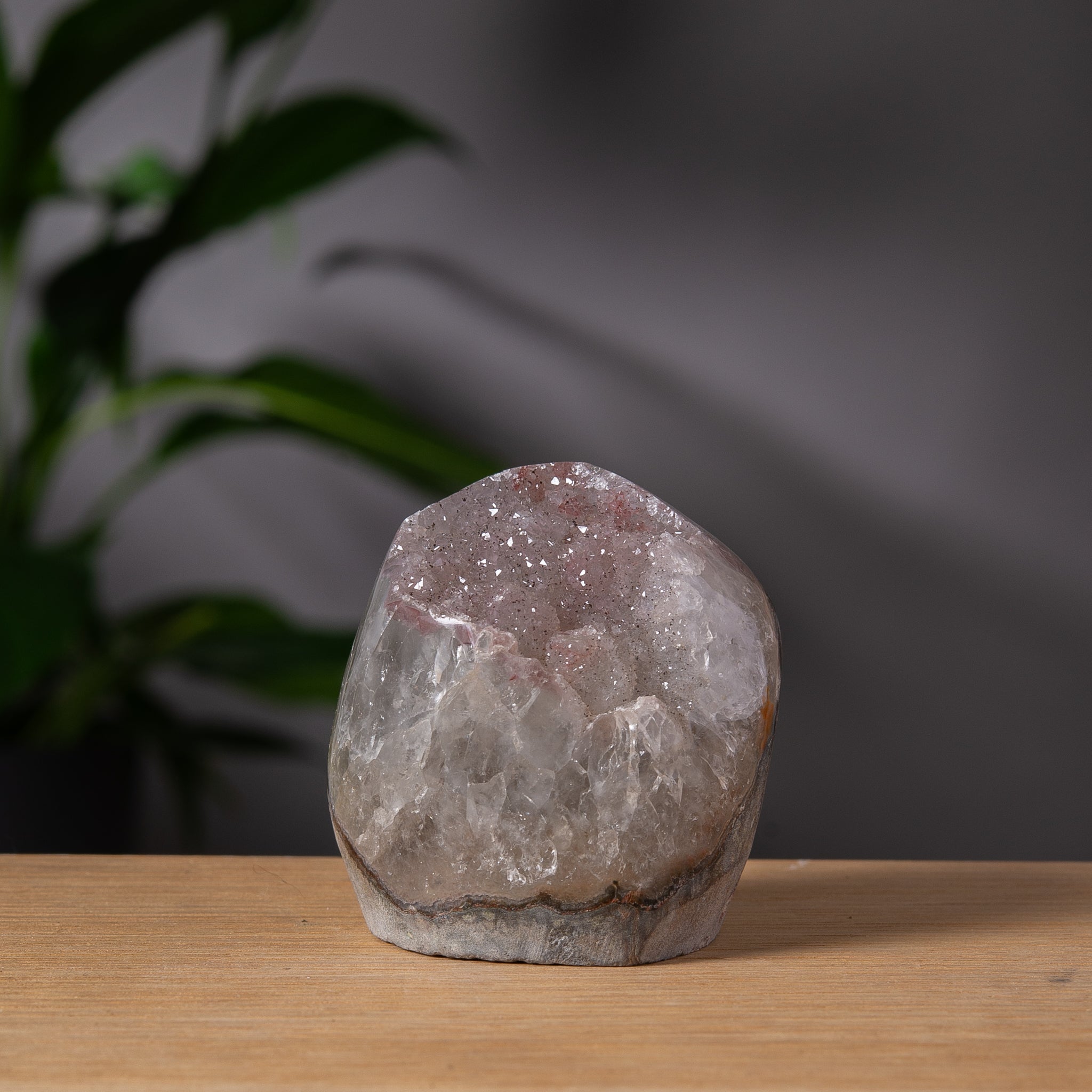 Rainbow Amethyst with Druzy Top Cutbase