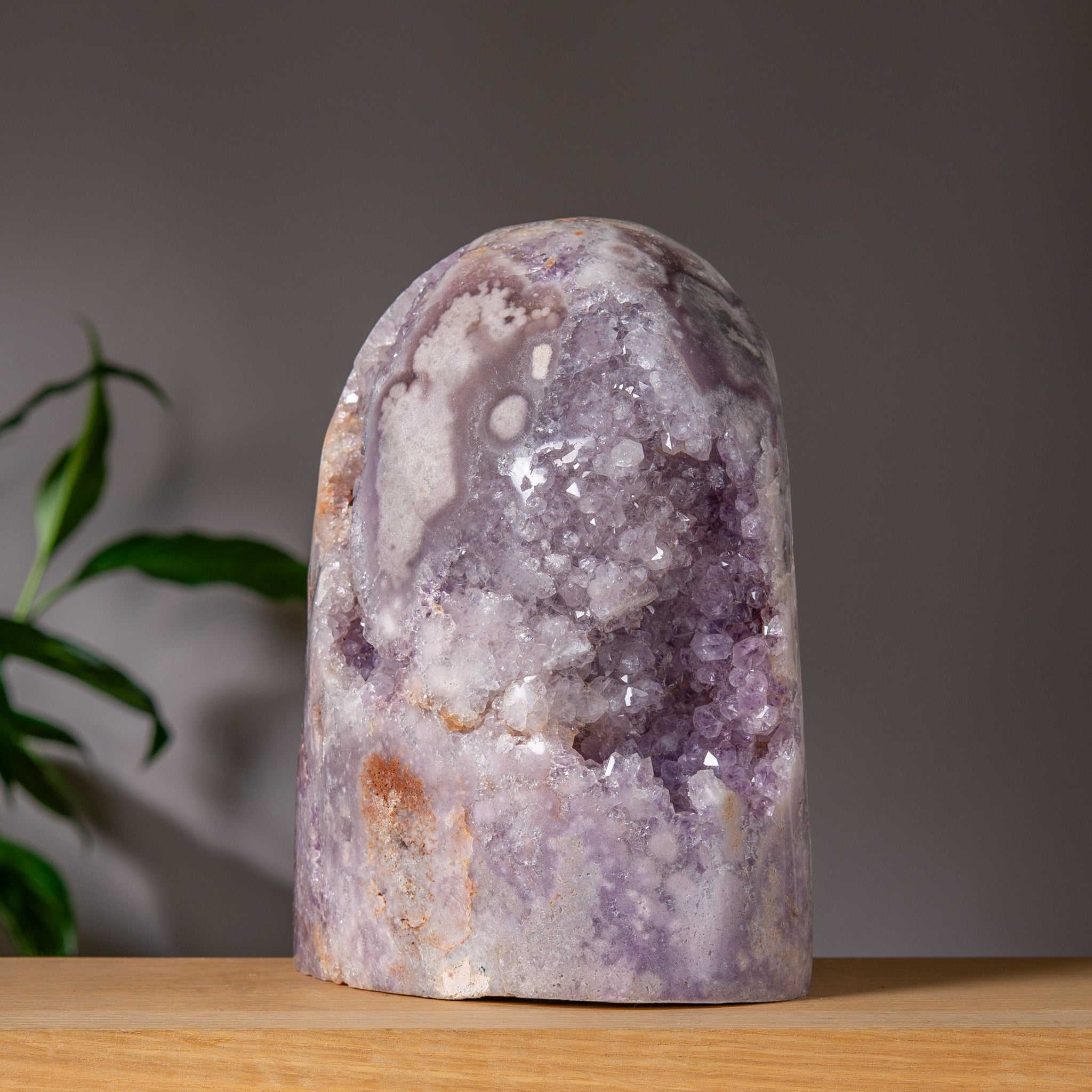 Large Pink Amethyst Freeform in Purple