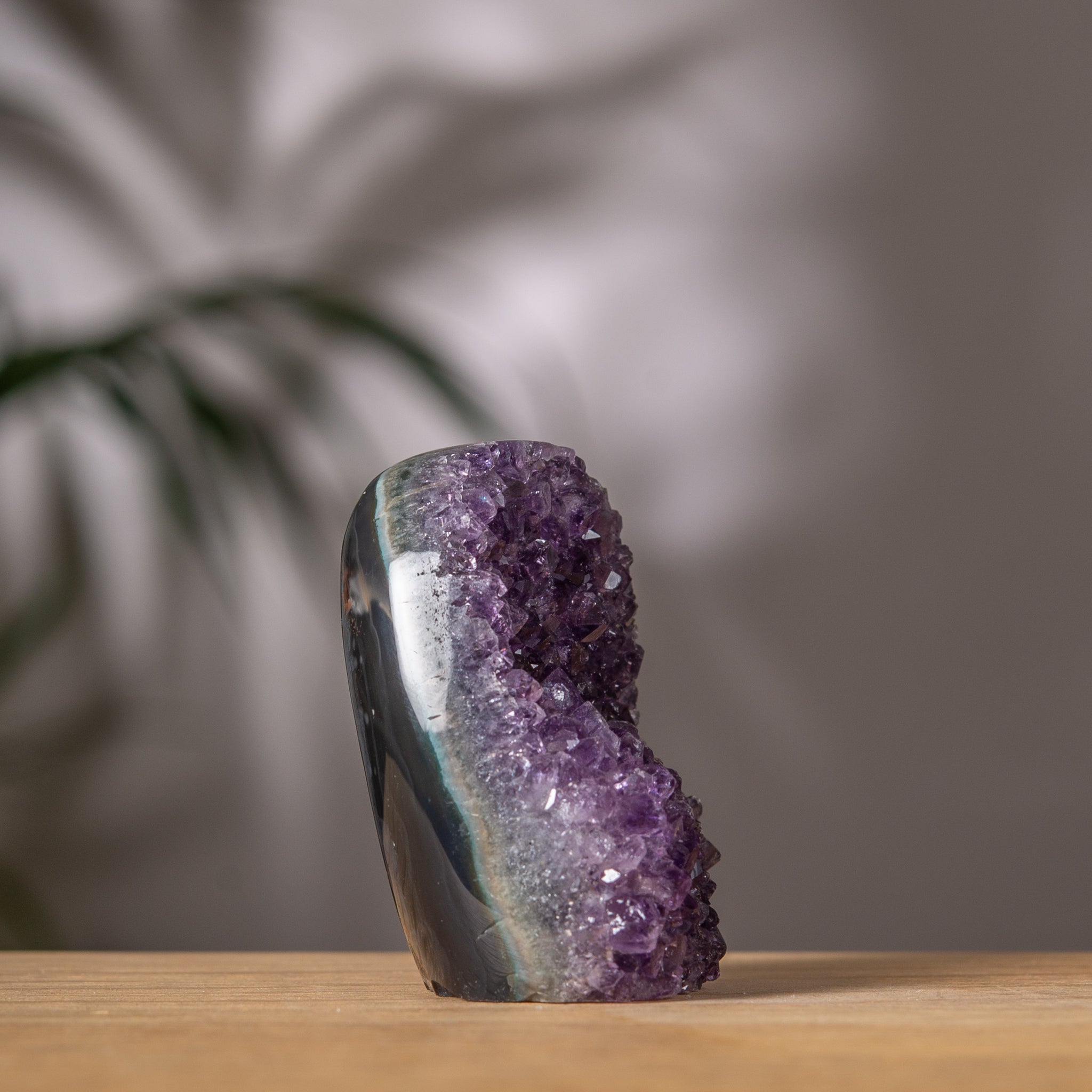 Amethyst Cluster – Deep Purple Crystal & Jasper  – Uruguay