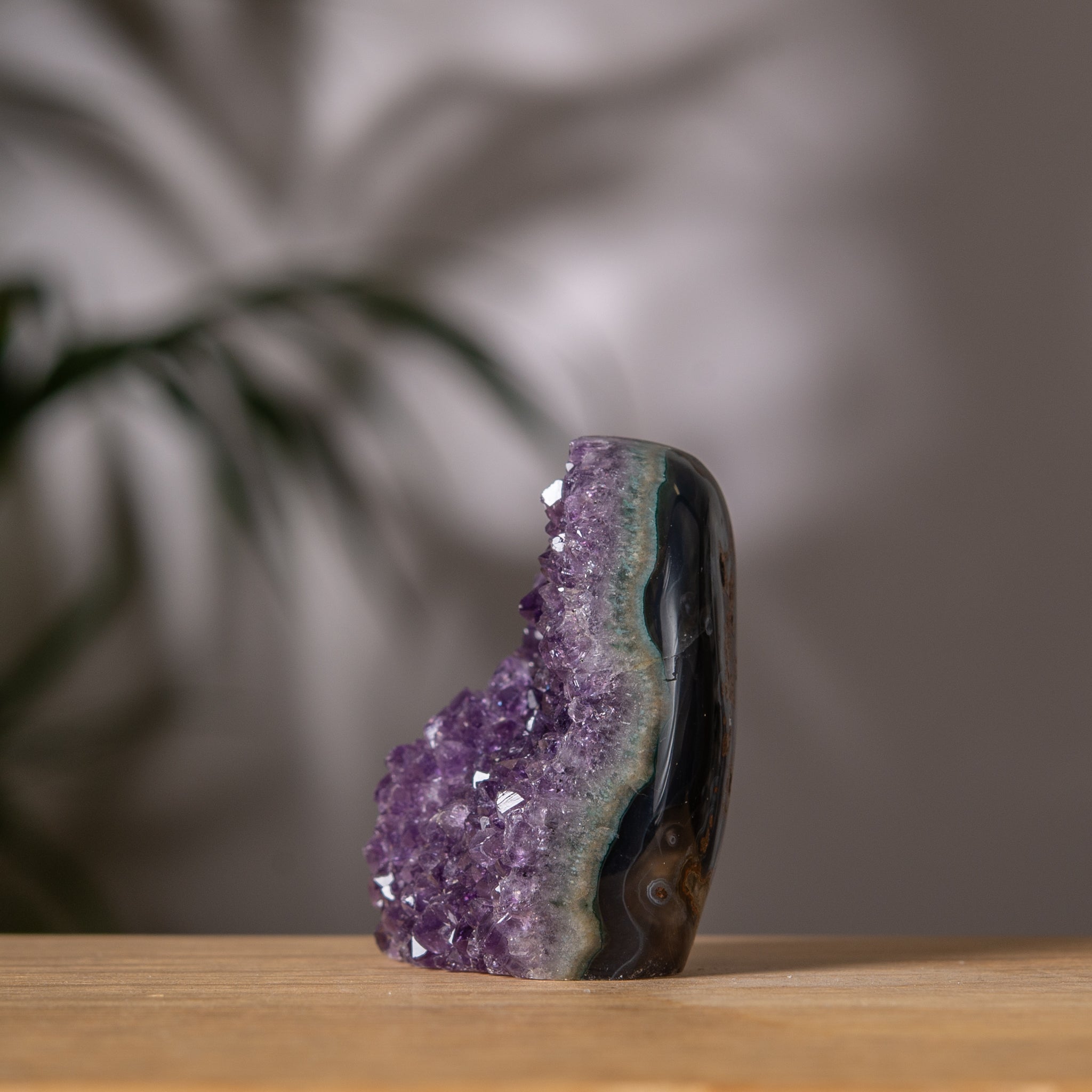 Amethyst Cluster – Deep Purple Crystal & Jasper  – Uruguay