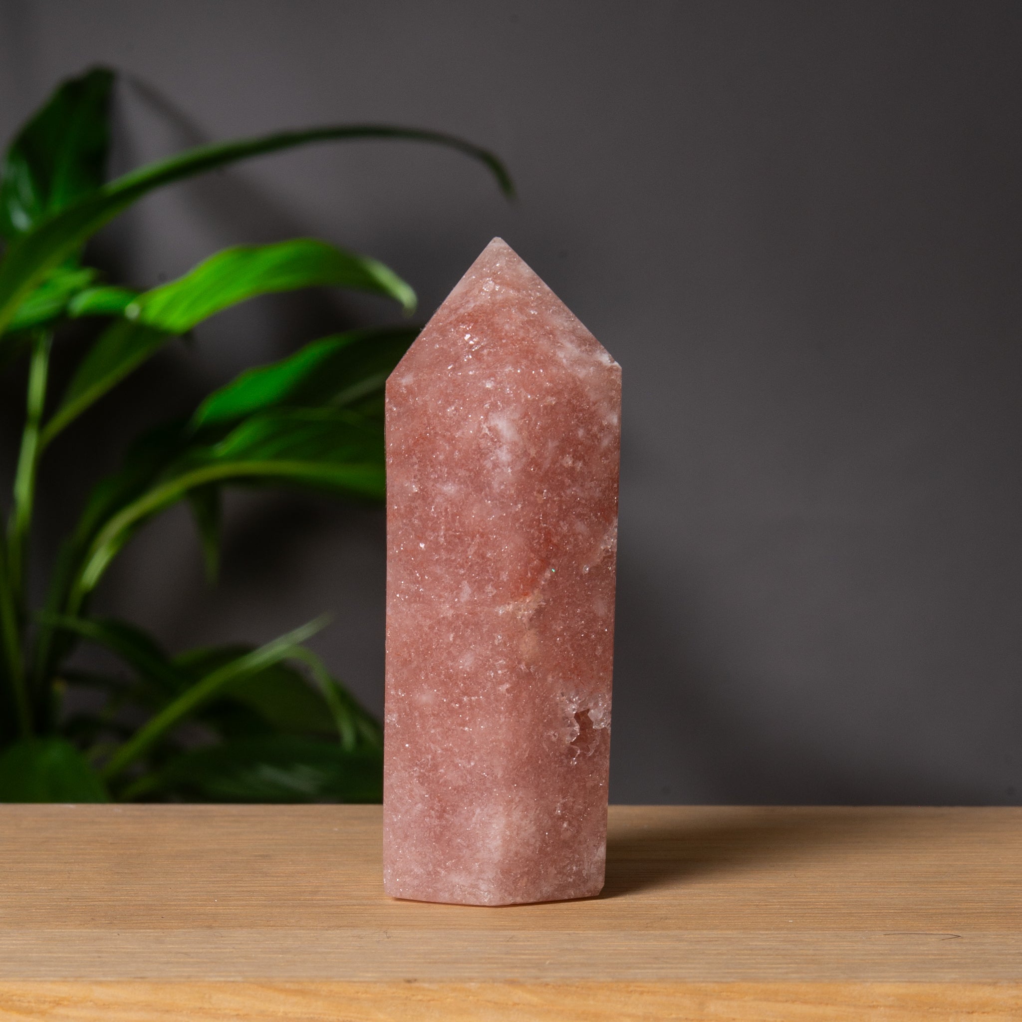 Deep Rose Pink Amethyst Small Tower