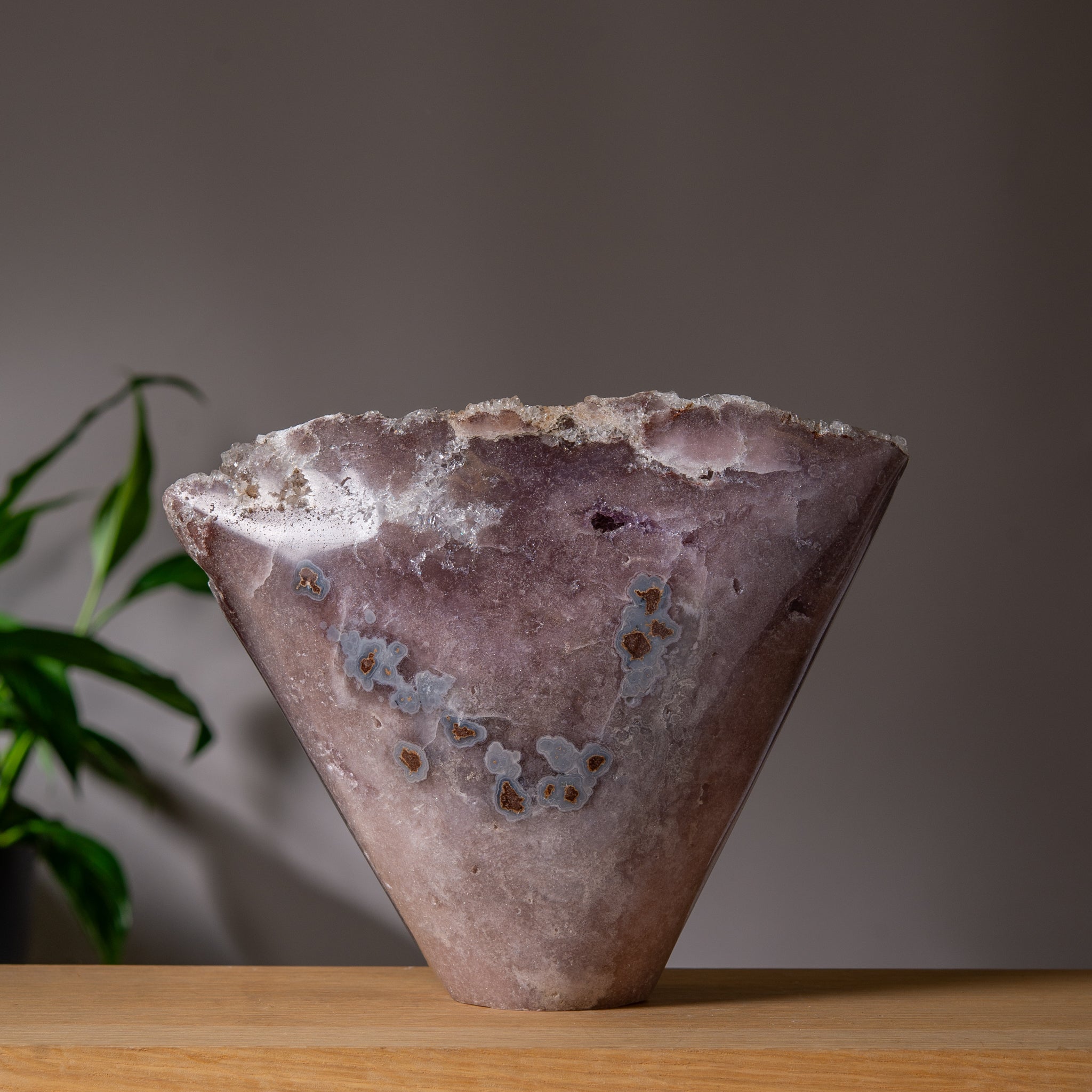Large Pink Amethyst Druzy Tower