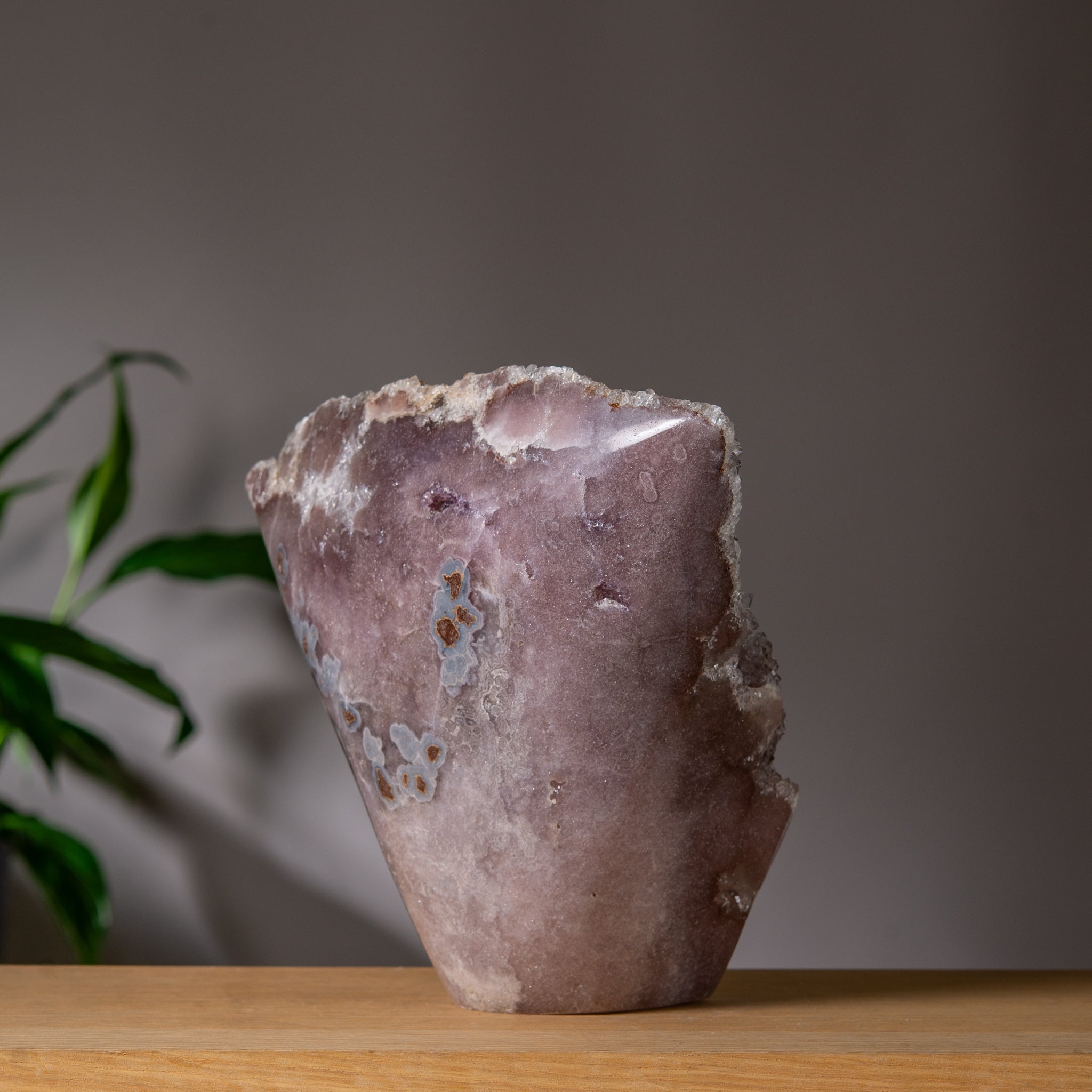 Large Pink Amethyst Druzy Tower