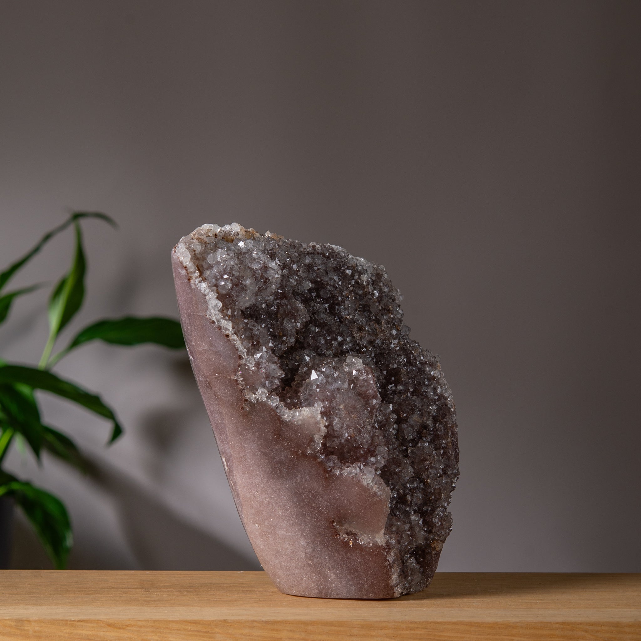 Large Pink Amethyst Druzy Tower