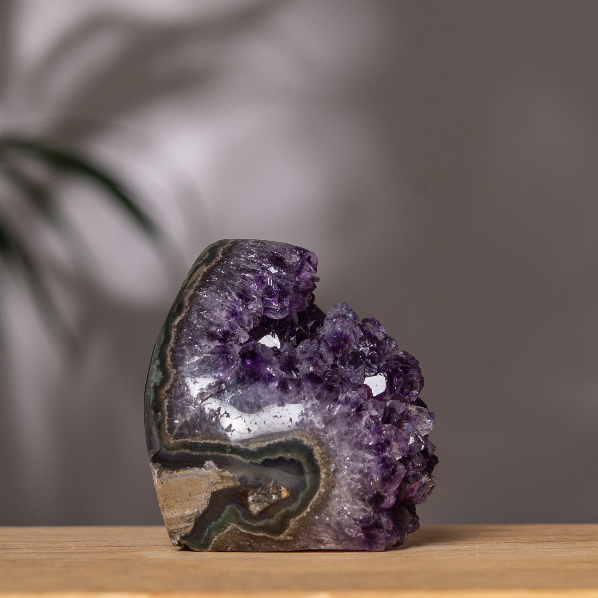 Amethyst Cluster – Round Deep Purple Crystal – Uruguay