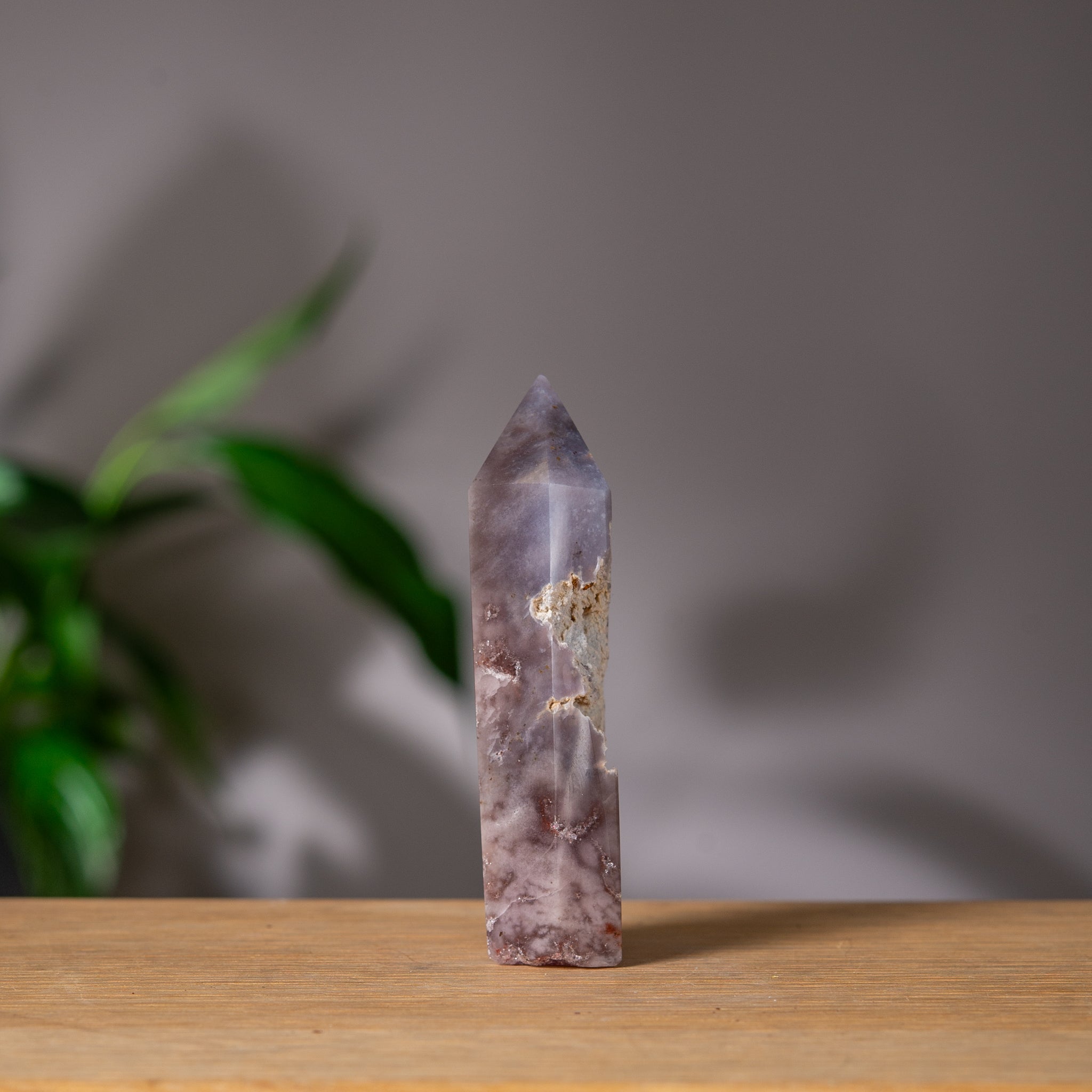 Purple - Grey Pink Amethyst Tower (small)