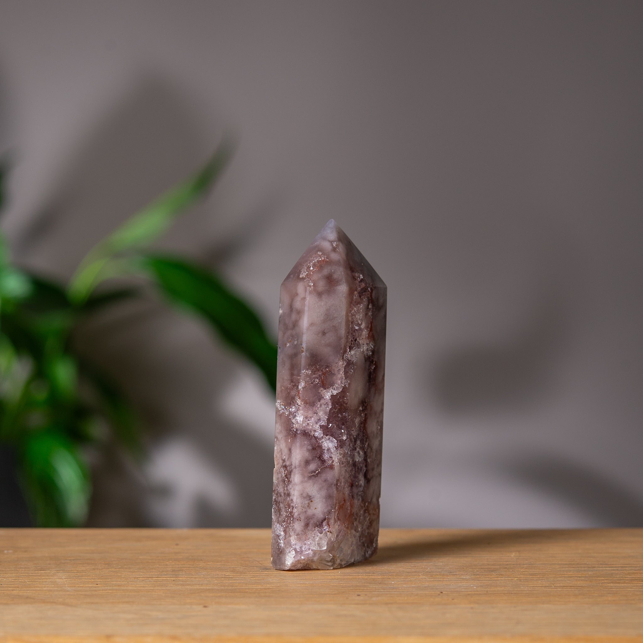 Purple - Grey Pink Amethyst Tower (small)