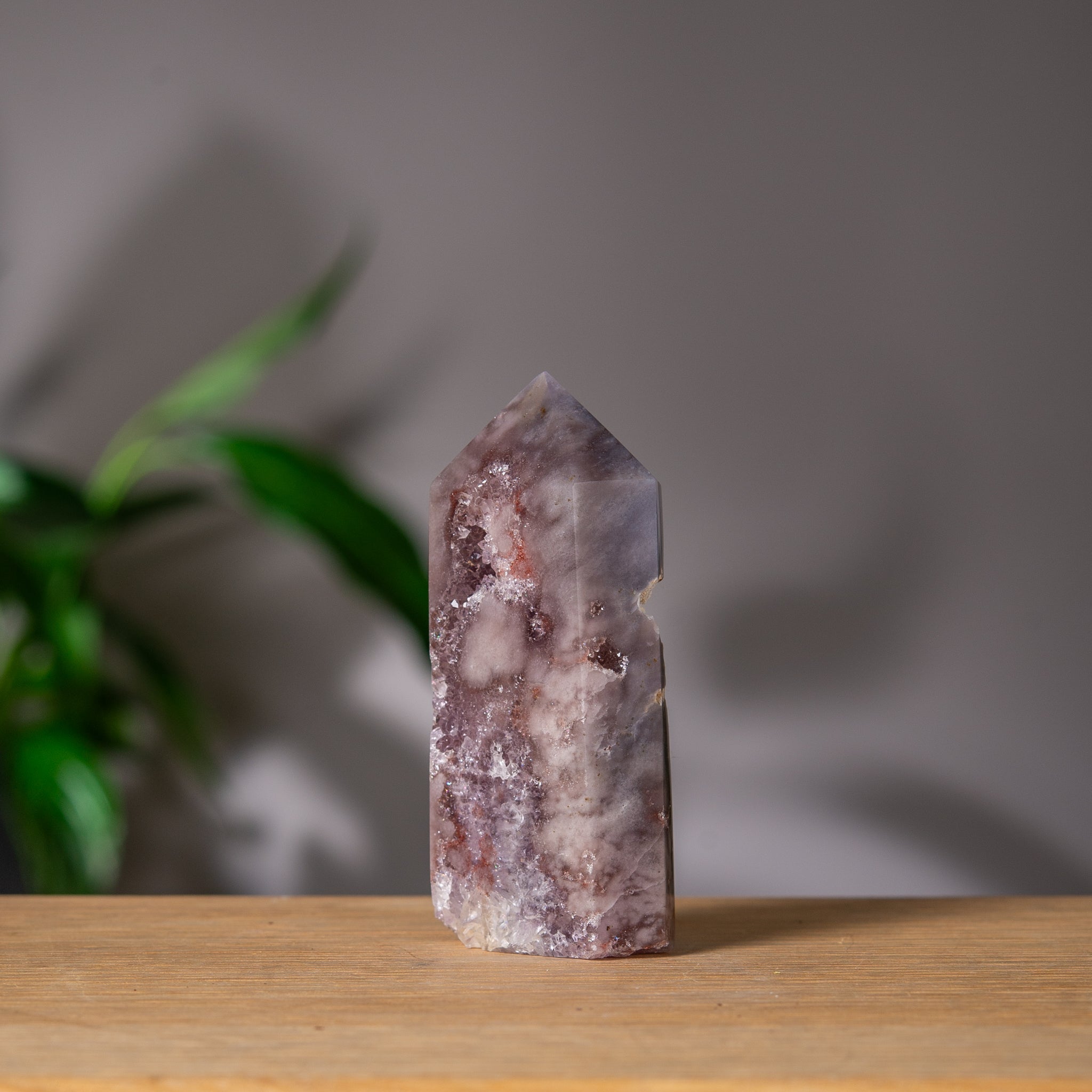 Purple - Grey Pink Amethyst Tower (small)