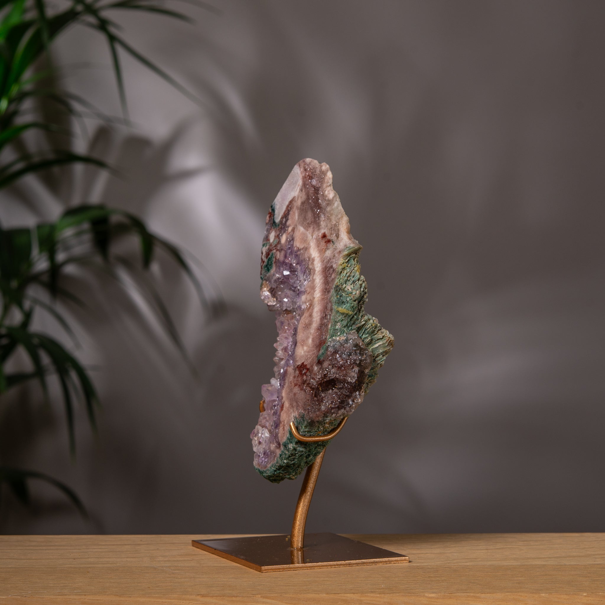 High Quality Purple - Pink Amethyst Slab