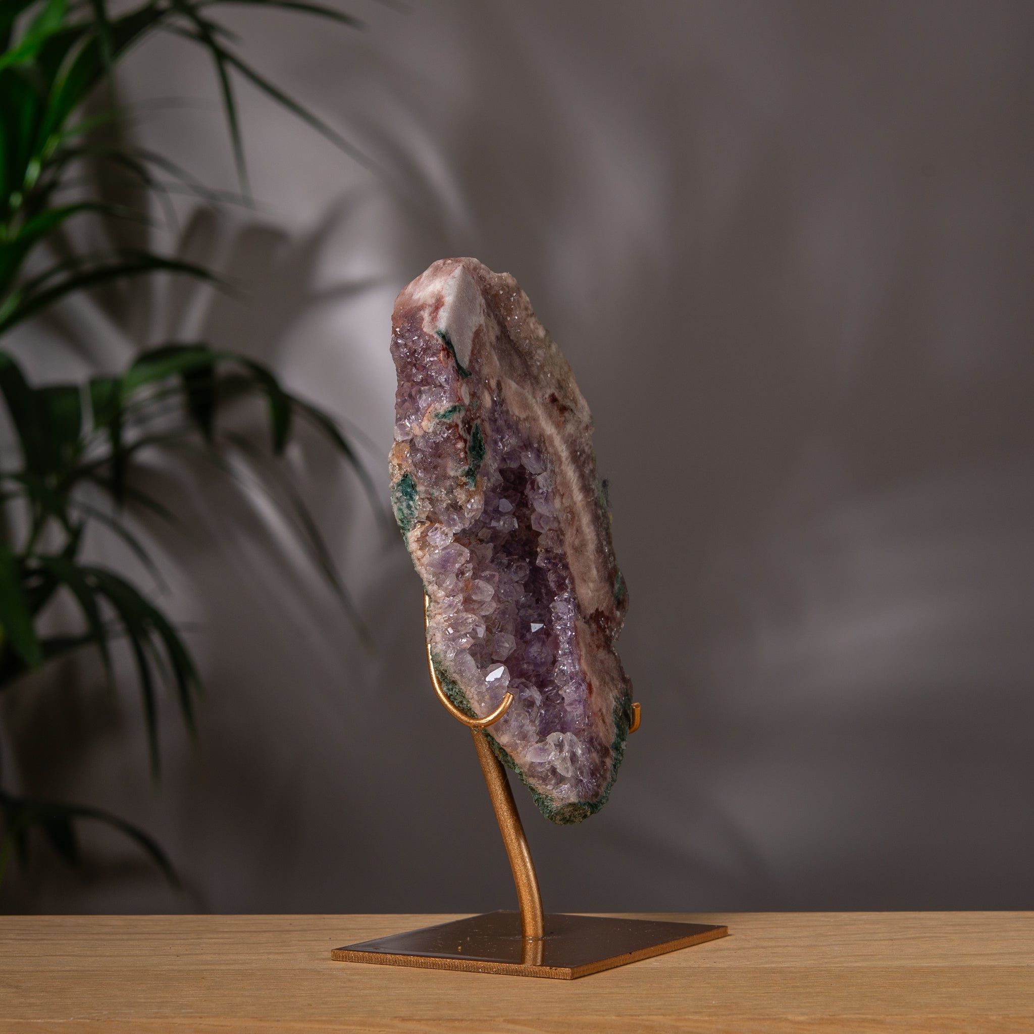 High Quality Purple - Pink Amethyst Slab