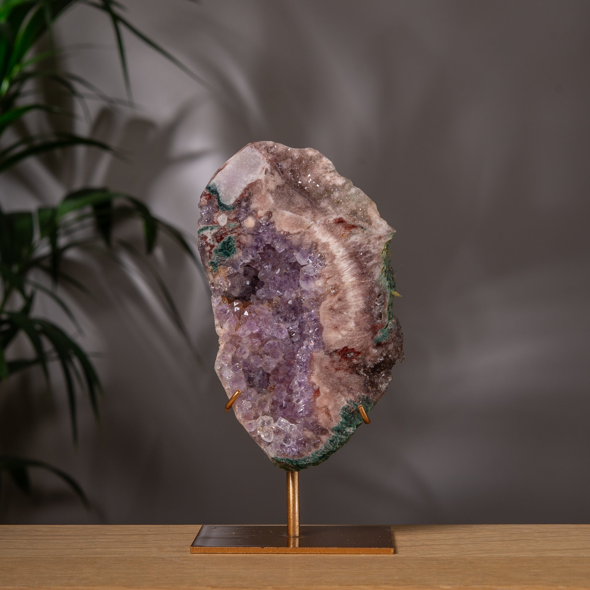High Quality Purple - Pink Amethyst Slab