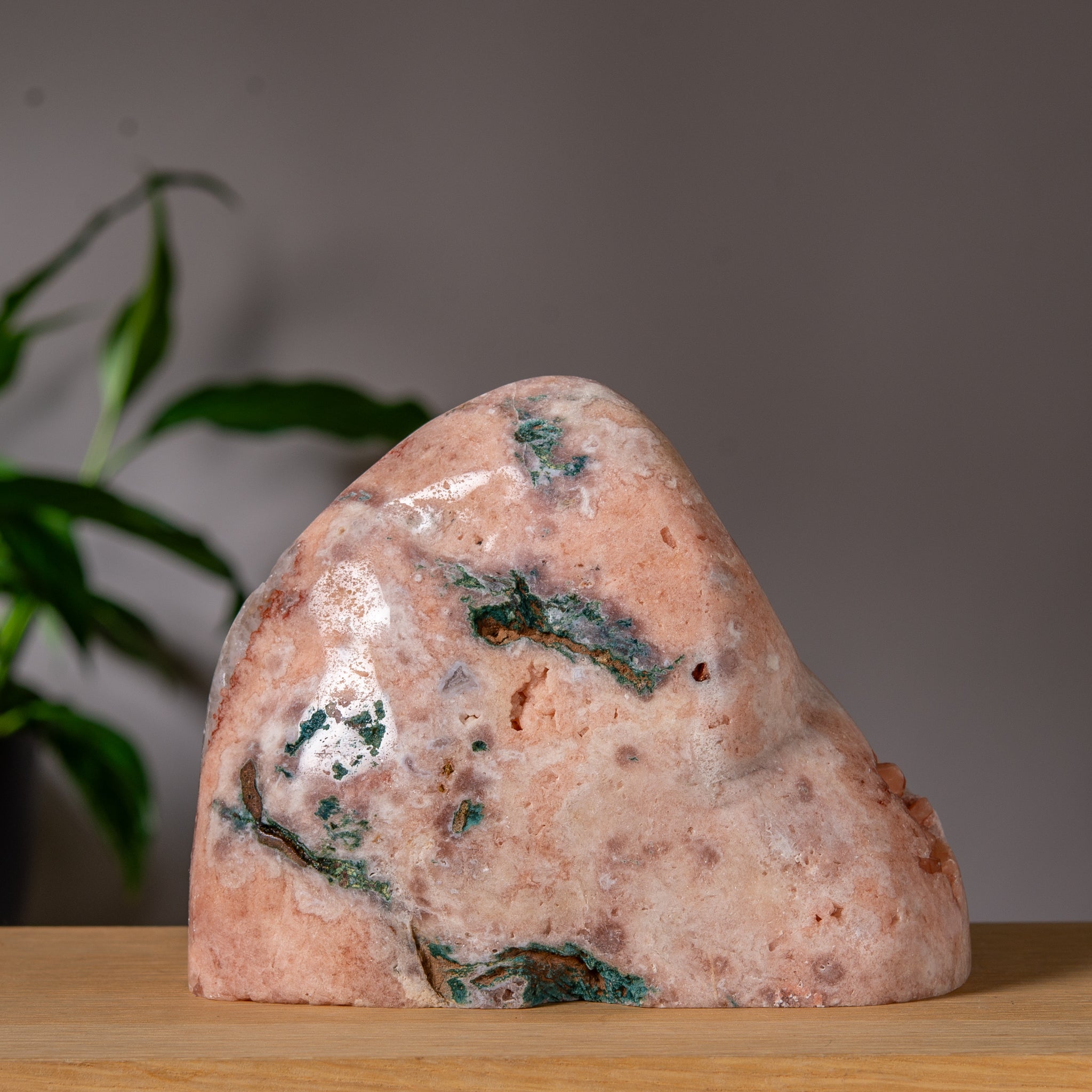 Large Pink Amethyst Druzy Freeform Tower