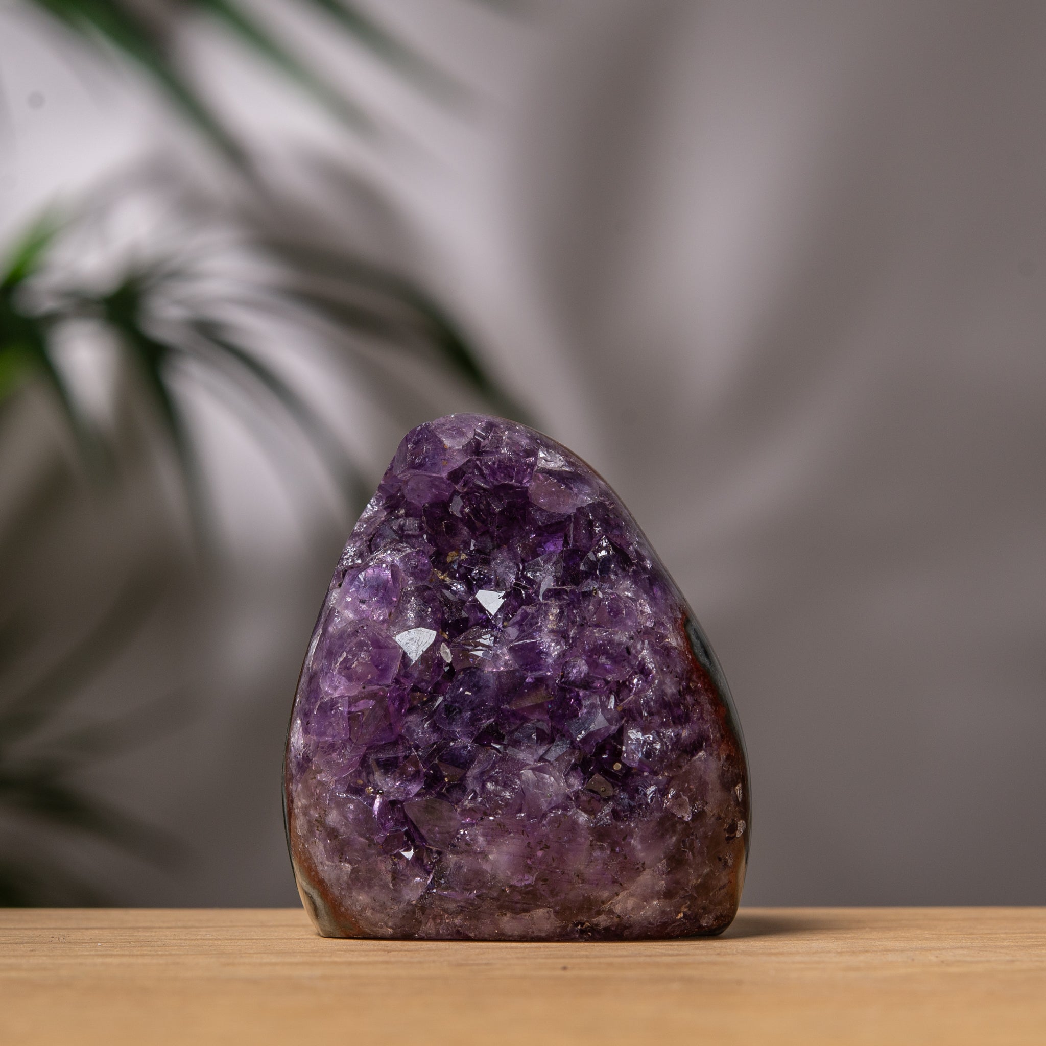 Purple Amethyst Druzy Geode Cutbase
